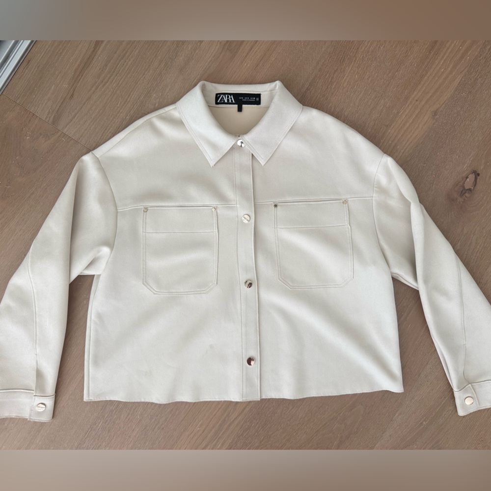 ZARA FAUX SUEDE JACKET